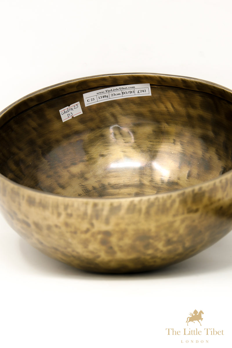 Full Moon Tibetan Singing Bowl – Deep Resonance C3 Note for Meditation & Healing