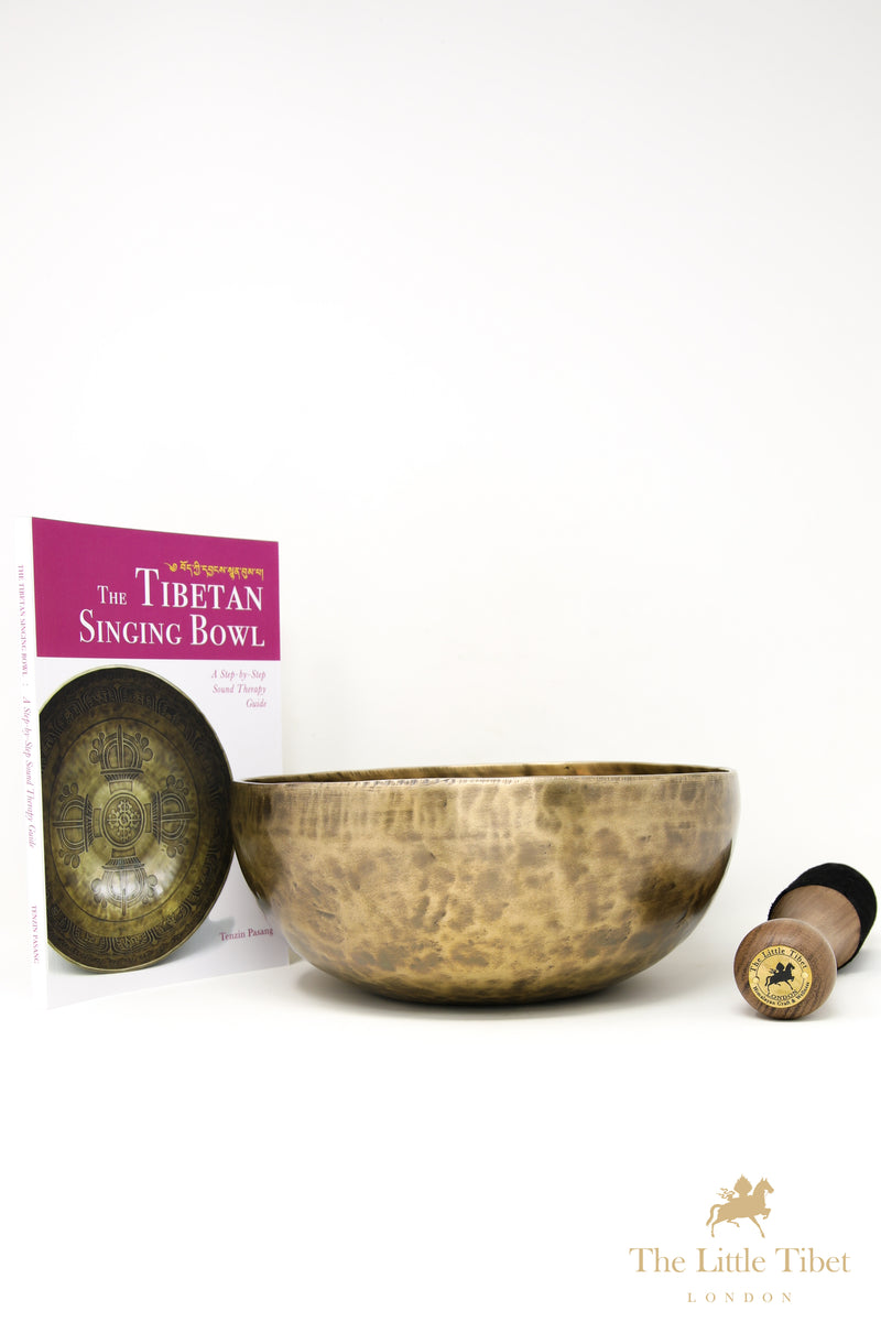Full Moon Tibetan Singing Bowl – Deep Resonance C3 Note for Meditation & Healing
