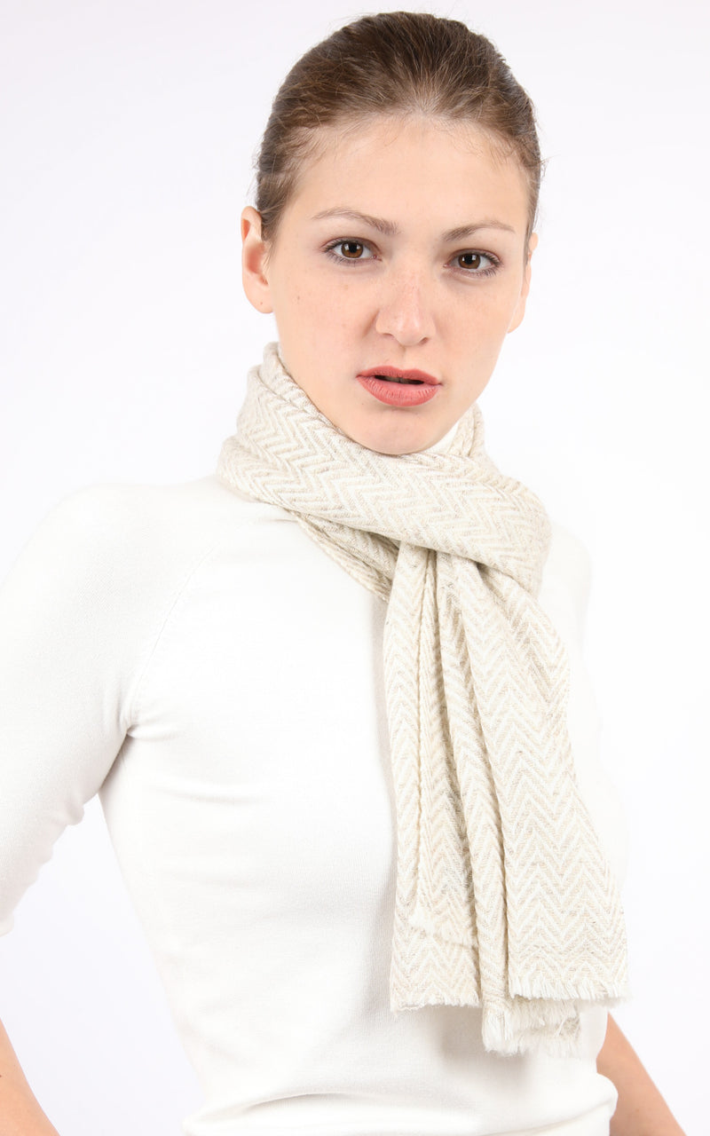 Palea Cashmere Skinny Scarf - CMM103