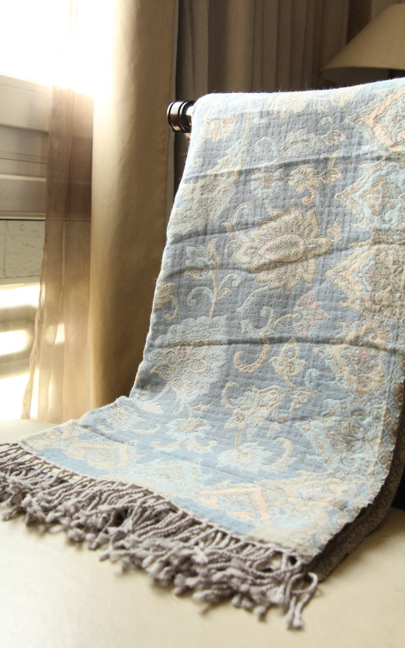 English Garden Boiled Wool Blanket-BW136, The Little Tibet