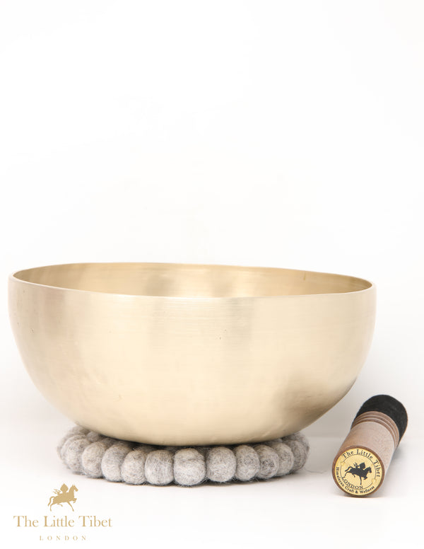 Zen Therapy /  Plain Tibetan Singing Bowl for Meditation & Healing - K3