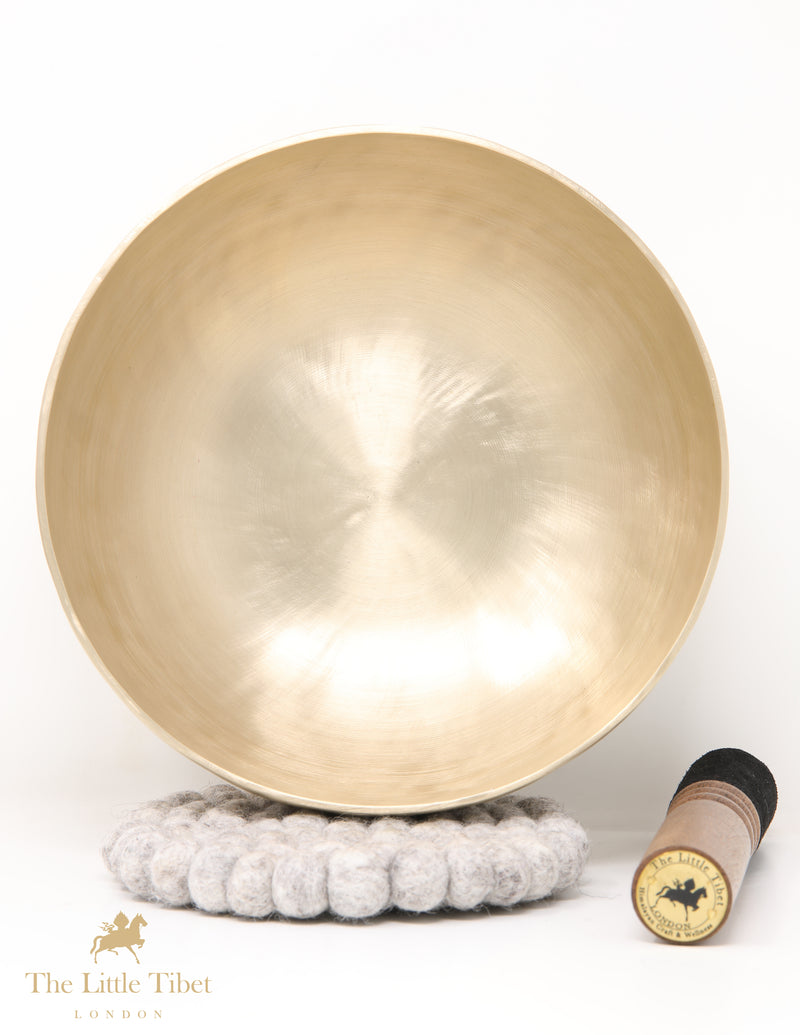 Zen Therapy /  Plain Tibetan Singing Bowl for Meditation & Healing - K3