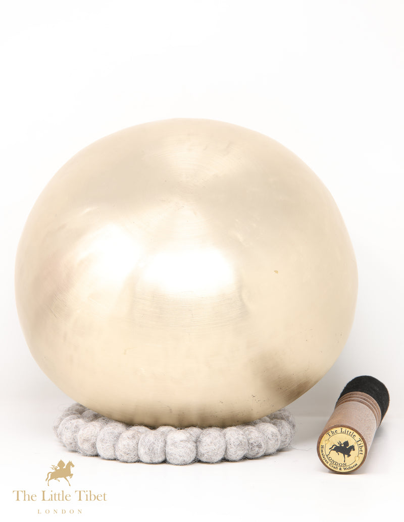 Zen Therapy /  Plain Tibetan Singing Bowl for Meditation & Healing - K3