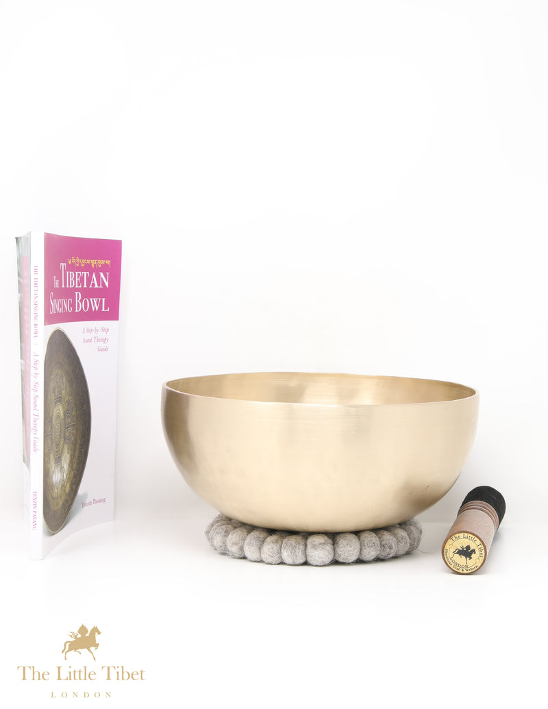 Zen Therapy /  Plain Tibetan Singing Bowl for Meditation & Healing - K3