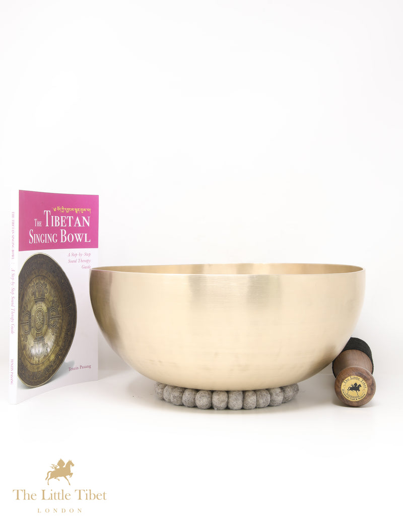 Heal and Soothe with the Tibetan Plain Healing Singing Bowl: Your Knee Therapy Companion - K71