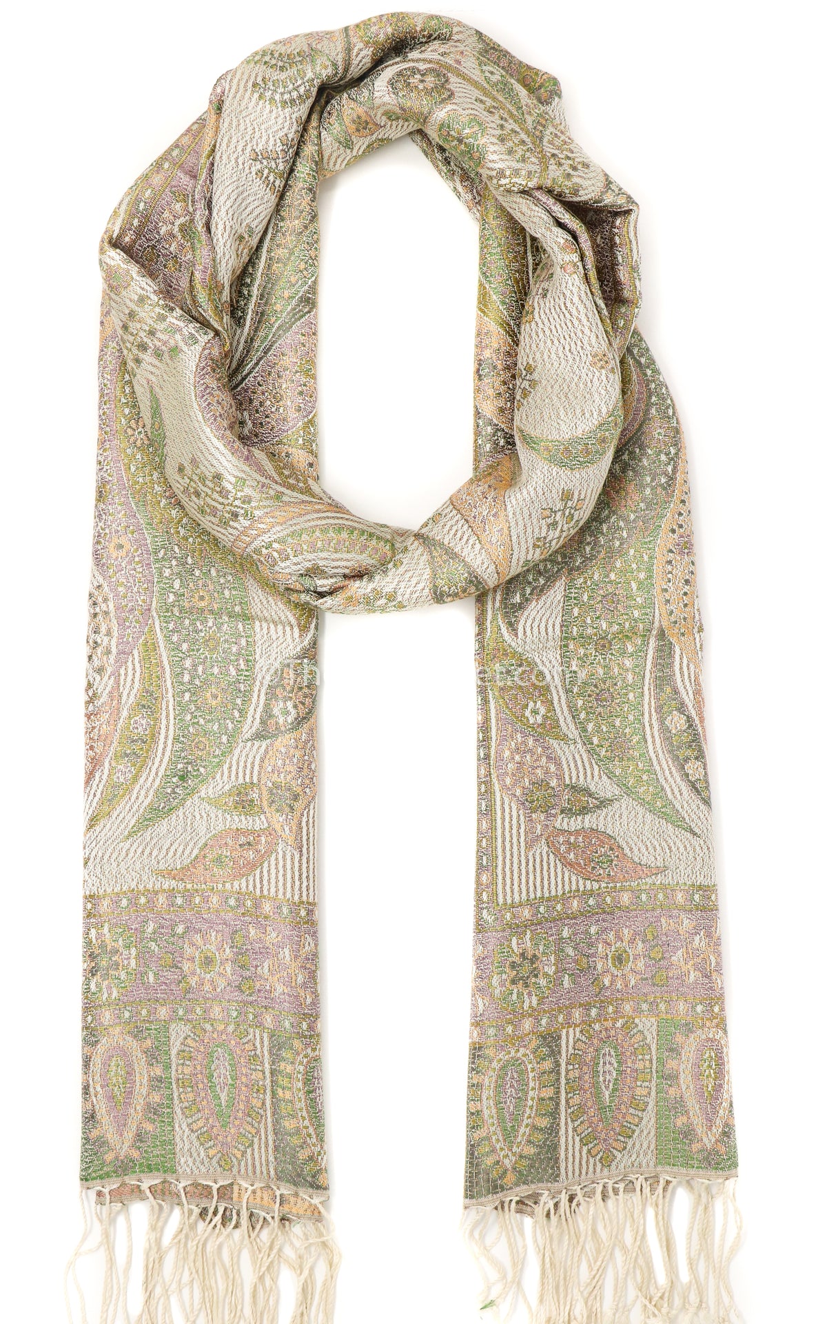 Pale Peach Fine Silk Wrap - TT45-213 – The Little Tibet