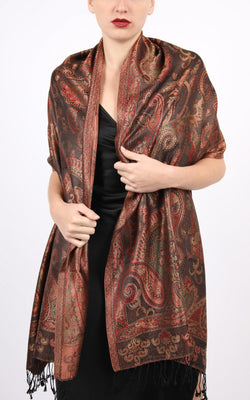 Alex Bronze Silk Scarf - MCM102
