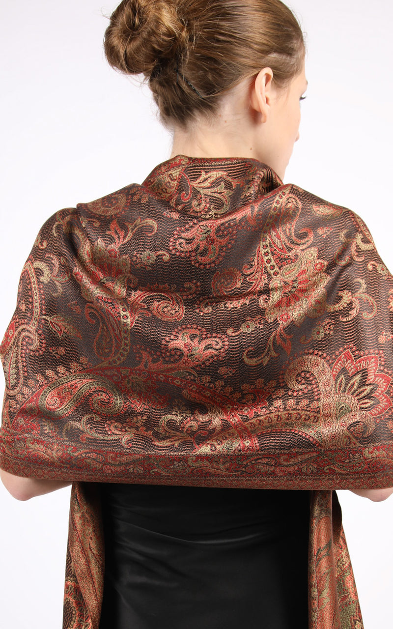Alex Bronze Silk Scarf - MCM102
