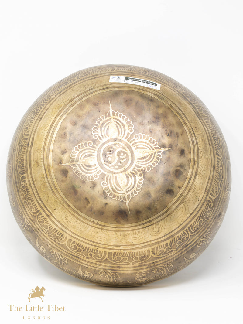 Tara Goddess of power and protection Tibetan singing bowl for meditation- Healing Bowl-Sound bowl- NM104