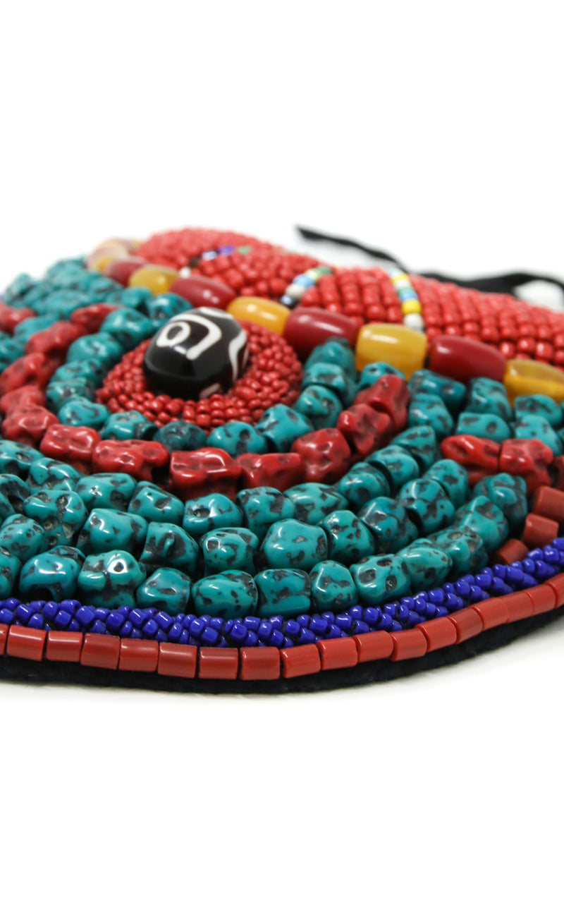 Unique Beaded Tibetan Neckpiece, The Little Tibet