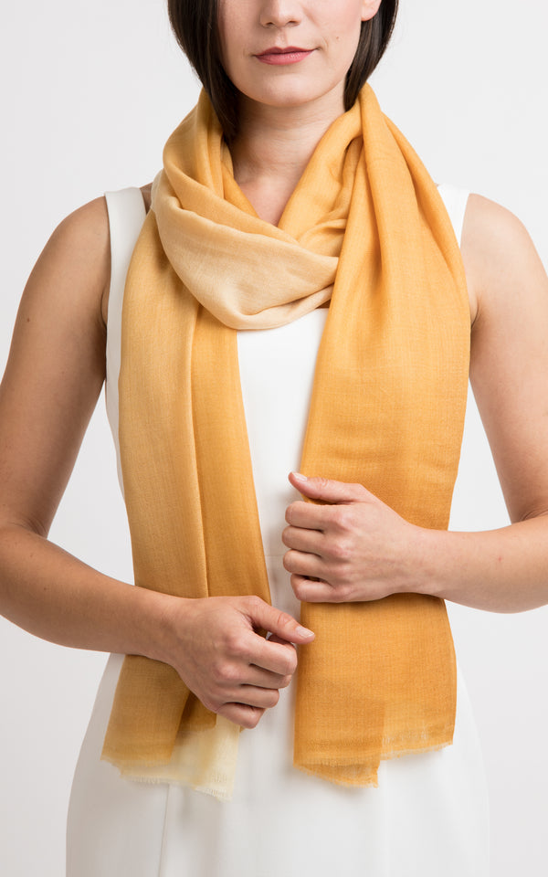 Ombre design fine cashmere scarf - RP5, The Little Tibet 