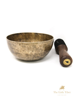 Hand Hammered Plain Tibetan Singing Bowl for C & F Notes - SA50