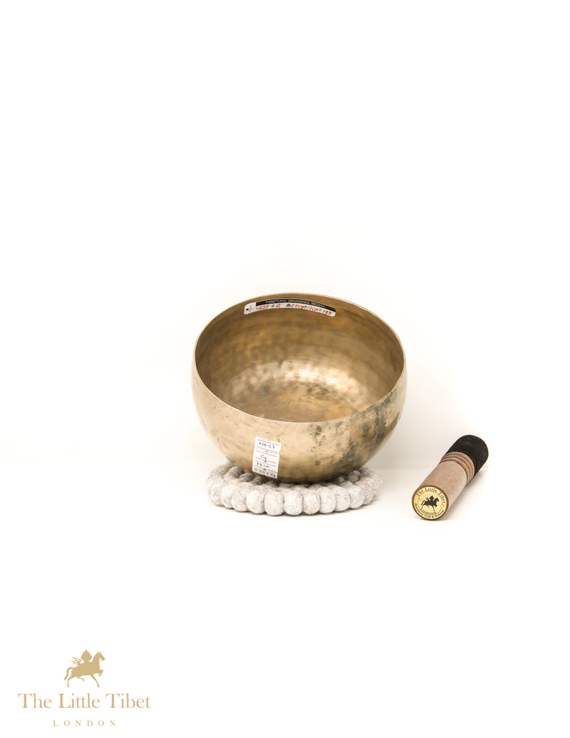 Antique Plain Tibetan Singing Bowl for Meditation & Healing - Bowl B27