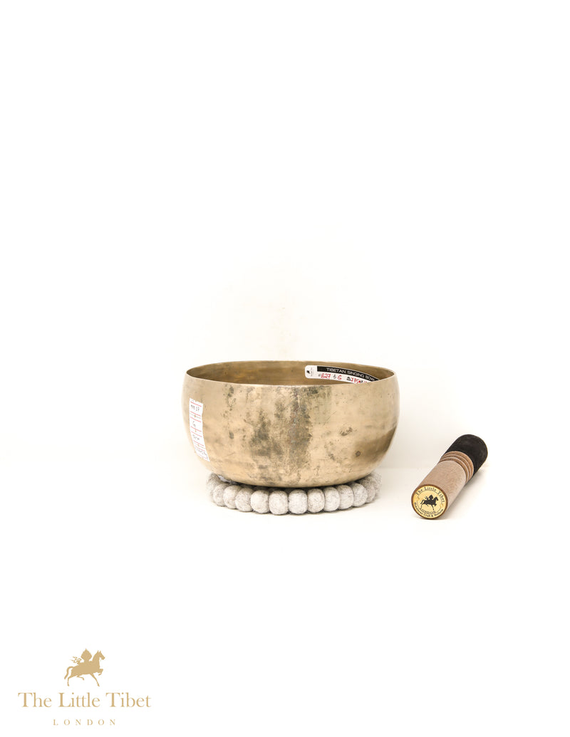 Antique Plain Tibetan Singing Bowl for Meditation & Healing - Bowl B27