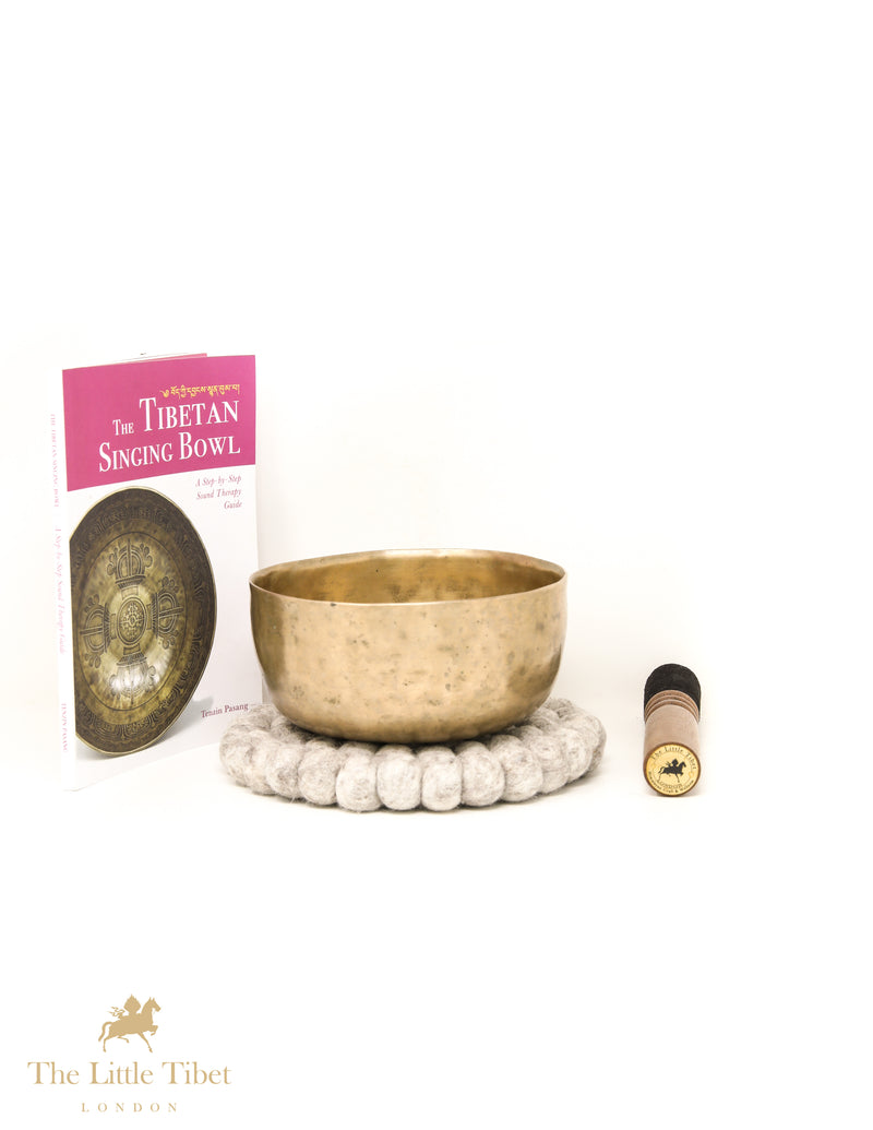 Antique Tibetan Singing Bowl for Sound Therapy - ATQ111