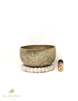 Hand Hammered Antique Tibetan Singing Bowl for Meditation - ATQ43
