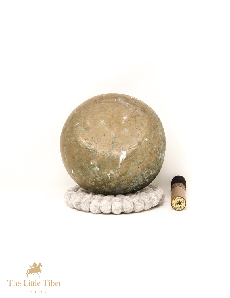 Hand Hammered Antique Tibetan Singing Bowl for Meditation - ATQ43