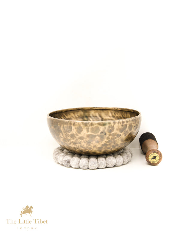Tibetan Plain Singing Bowl for Meditation and Sound Healing - C12