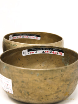 Small Antique Singing Bowls for D, E, & F Notes- B101/B105/B90