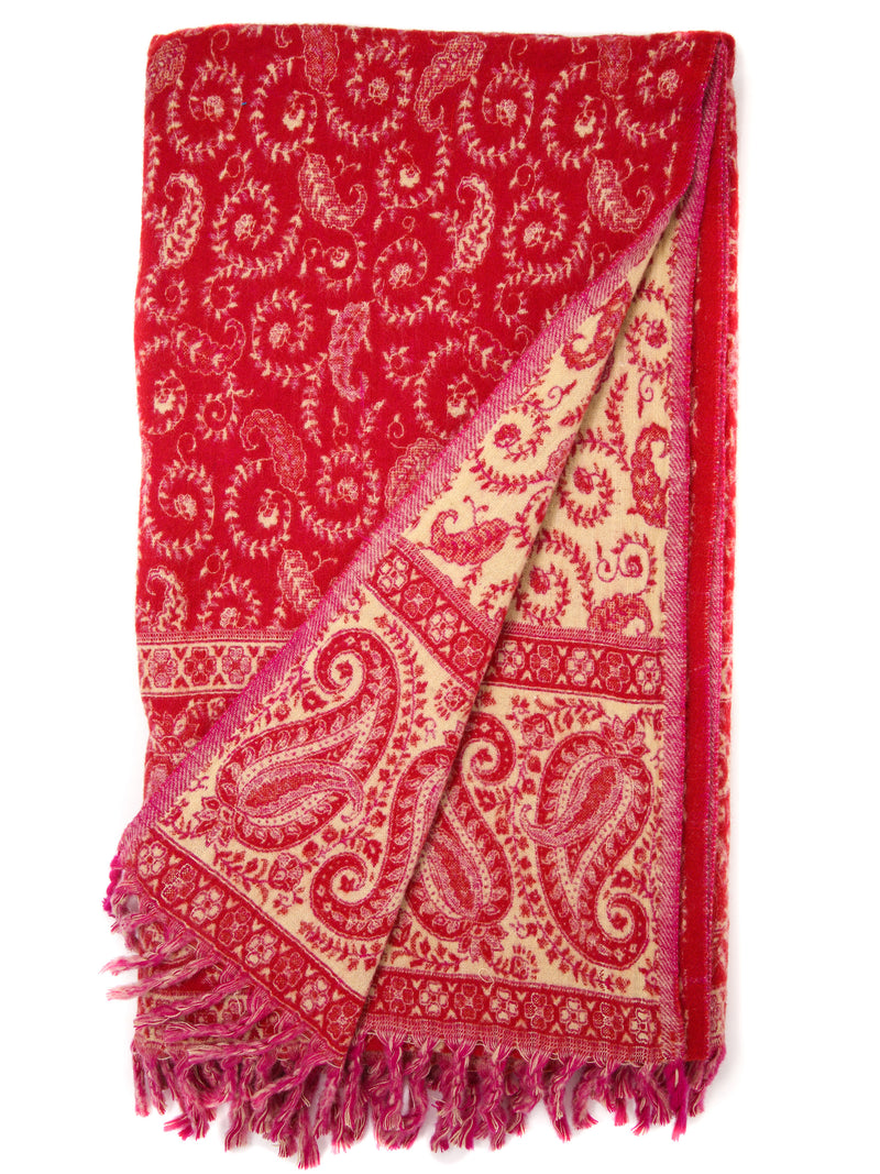 Penny Red Tibet Shawl