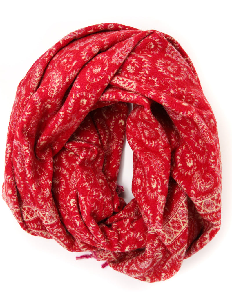 Penny Red Tibet Shawl