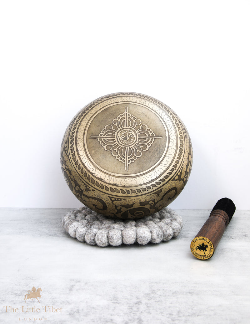 Ashtamangala Tibetan Singing Bowls - BZ54