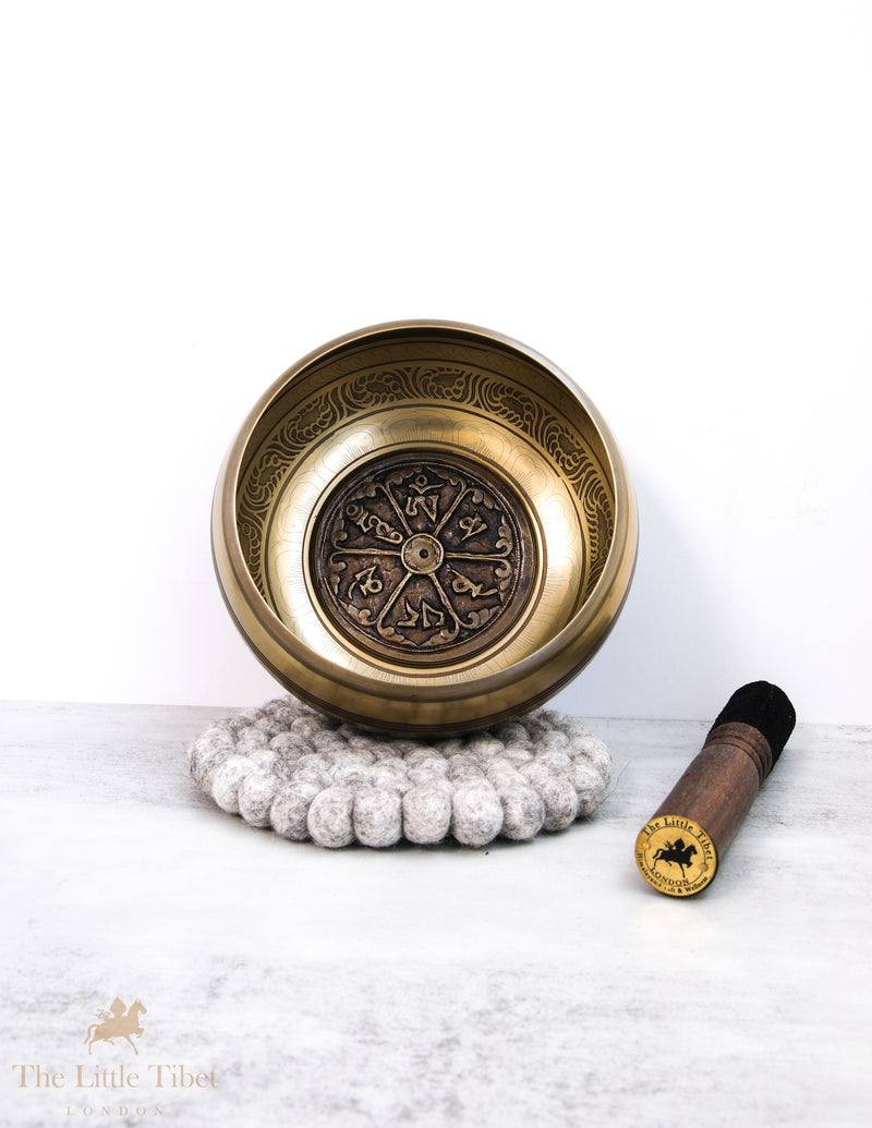 Root Chakra healing Tibetan Singing Bowl - BZ43