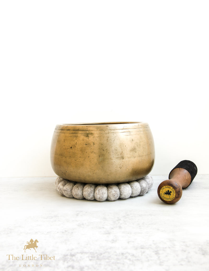 Collectible Rare Antique Tibetan Singing Bowl-Mani bowl-ATQMN2