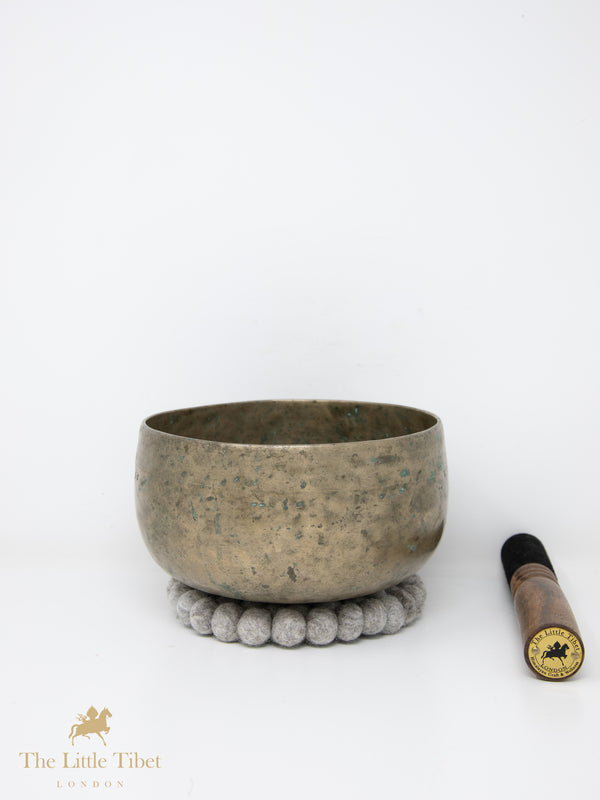 Antique Tibetan Singing Bowl-Healing Bowl-Himalayan Bowl for Meditation-ATQ116-The Little Tibet