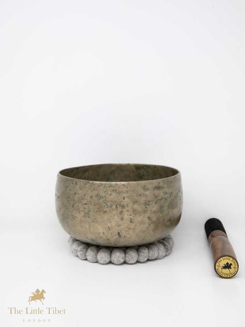 Antique Tibetan Singing Bowl-Healing Bowl-Himalayan Bowl for Meditation-ATQ116-The Little Tibet