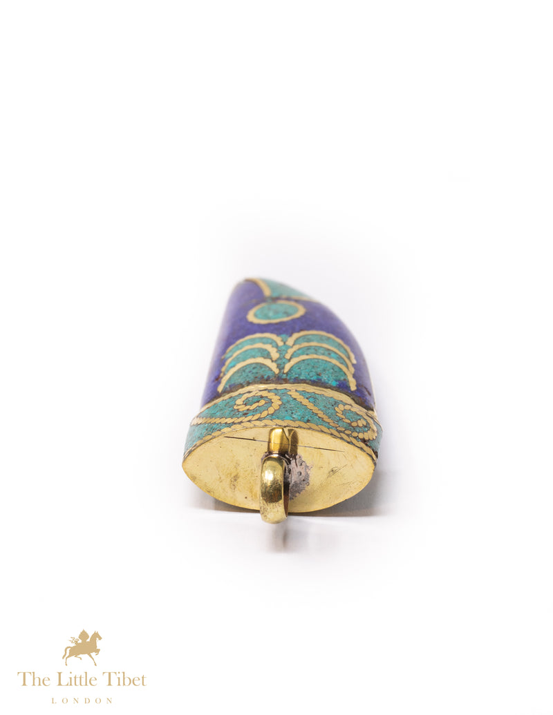 Mystic tiger's tooth shape piece for making jewellery or pendant - SN5-The Little Tibet