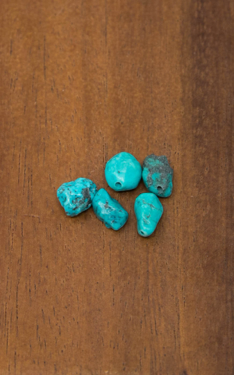 Tibetan Turquoise Rock Beads - T30