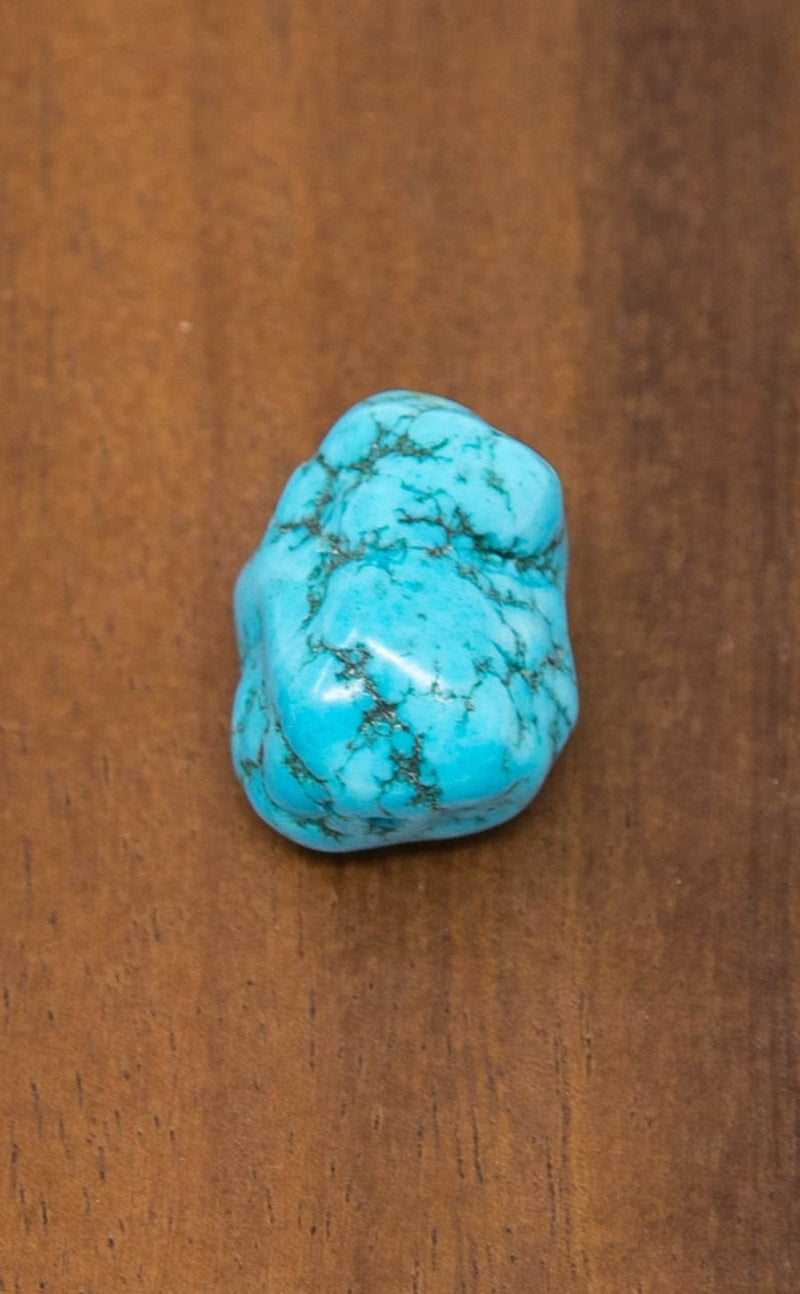 1 BEAD Tibetan Chunky Turquoise Beads - T29 - The Little Tibet