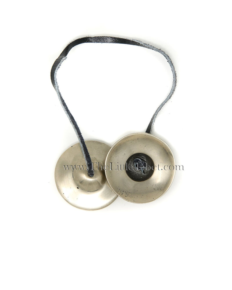 Plain Tibetan Healing instrument-Ting Sha, Tibetan Ting-Shag or Cymbals - The Little Tibet