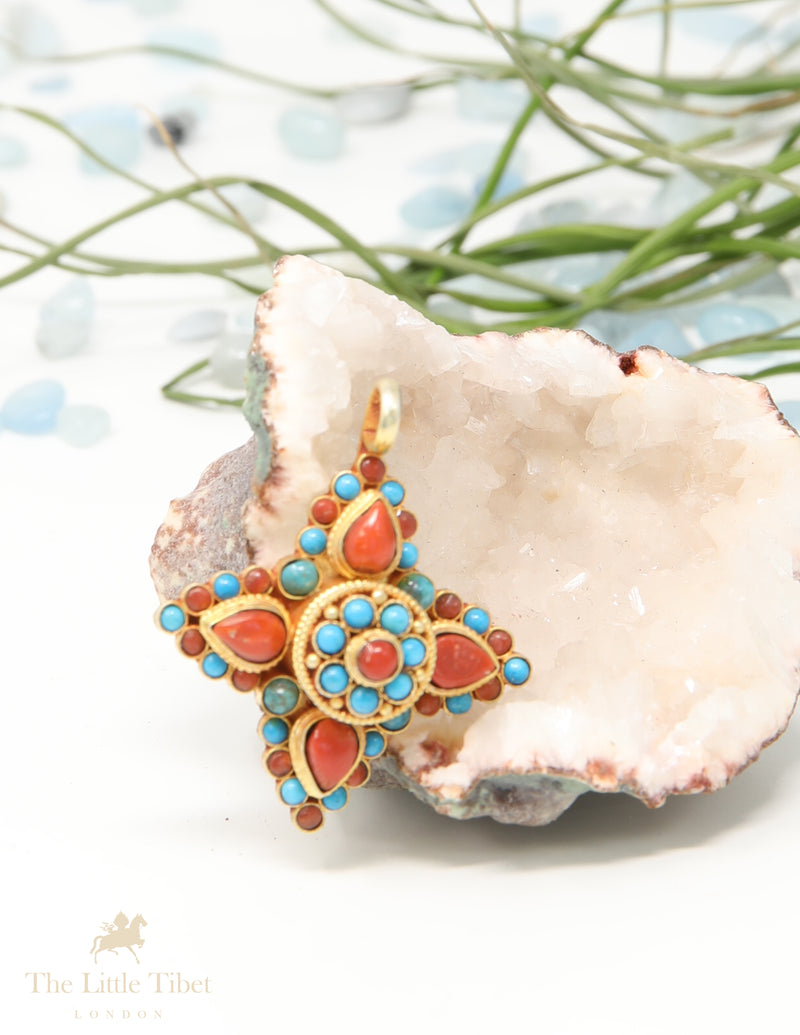 Lhasa Bumo Tibetan pendant