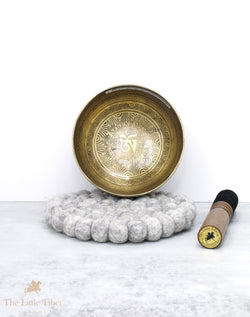 Chakra Healing OM Tibetan Singing Bowl - EC65