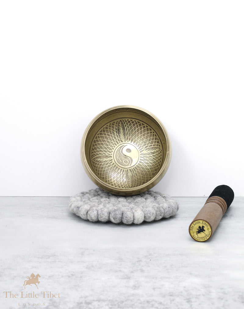 Yin Yang bowl &  Endless Knot Tibetan Singing Bowl for Mindfulness- BZ205/BZ207